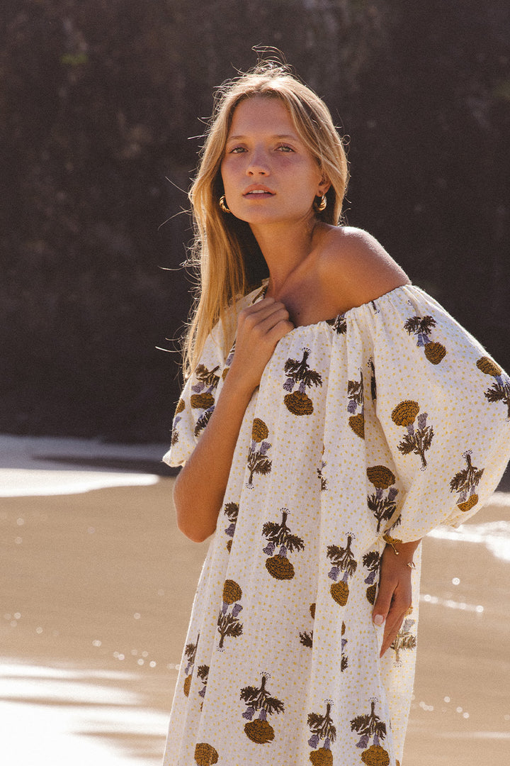 Dahlia Maxi Dress ~ Marigold