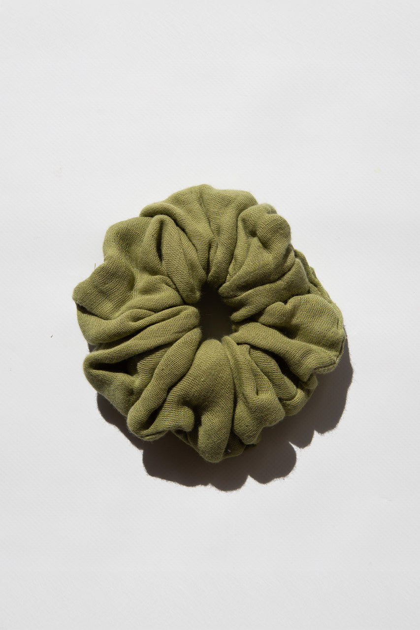 Upcycled Scrunchie ~ Fern