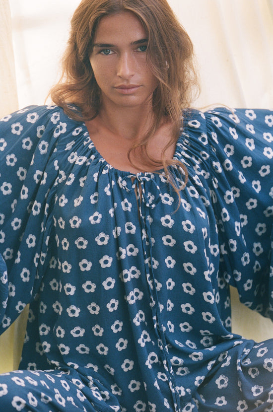 Zahra Blouse ~ Indigo