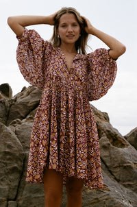 Kyra Mini Dress ~ Sumac