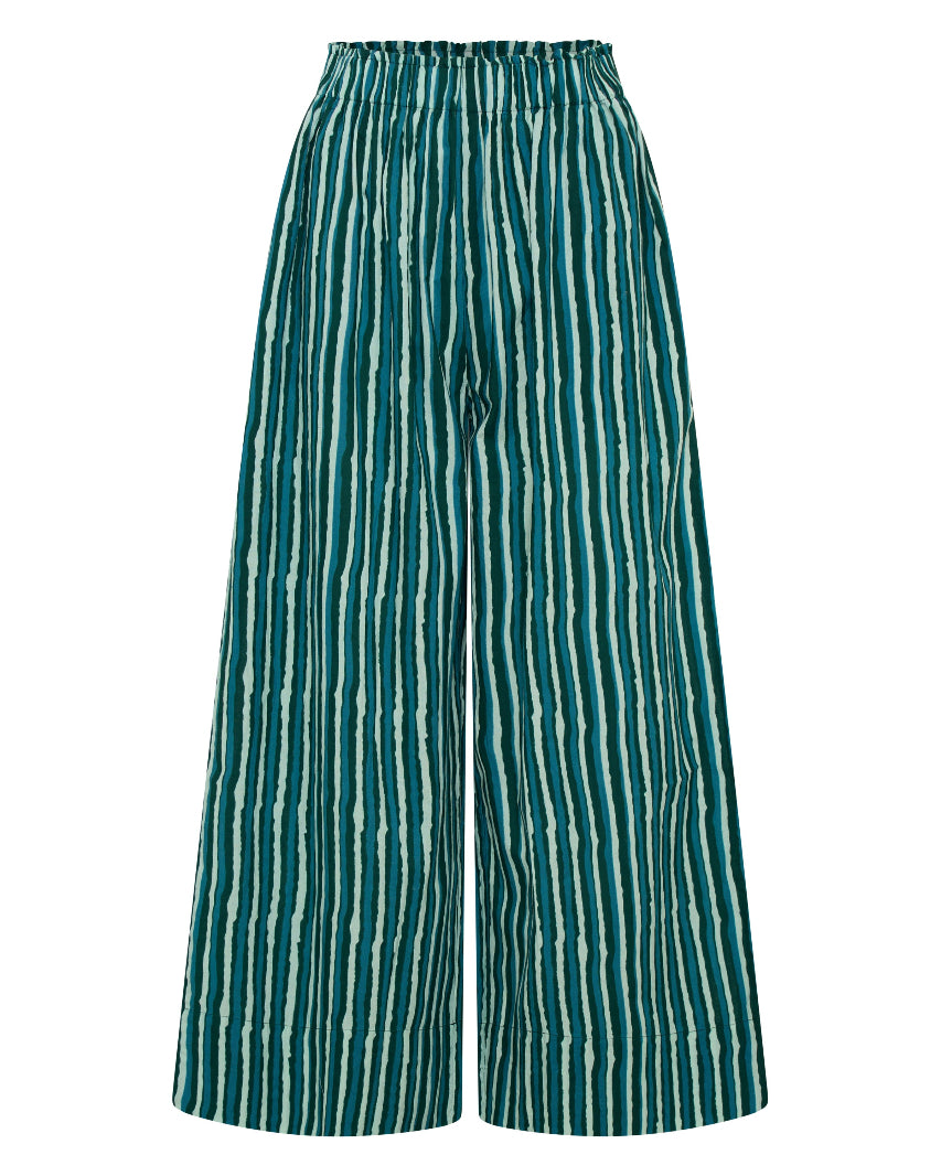 Ria Pants ~ Cyan Candy