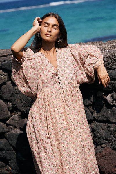 billowing maxi dress Linen Maxi Dress in Night Blue, Wrap Linen Dress, Summer Dress, Bell Sleeve Dress, Puff Sleeve Linen Dress for Women, Plus Size Maxi Dress,