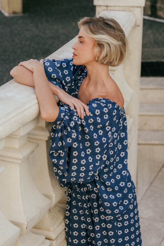 Zahra Blouse ~ Indigo