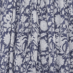 Upcycled Scrunchie ~ Blue Iris