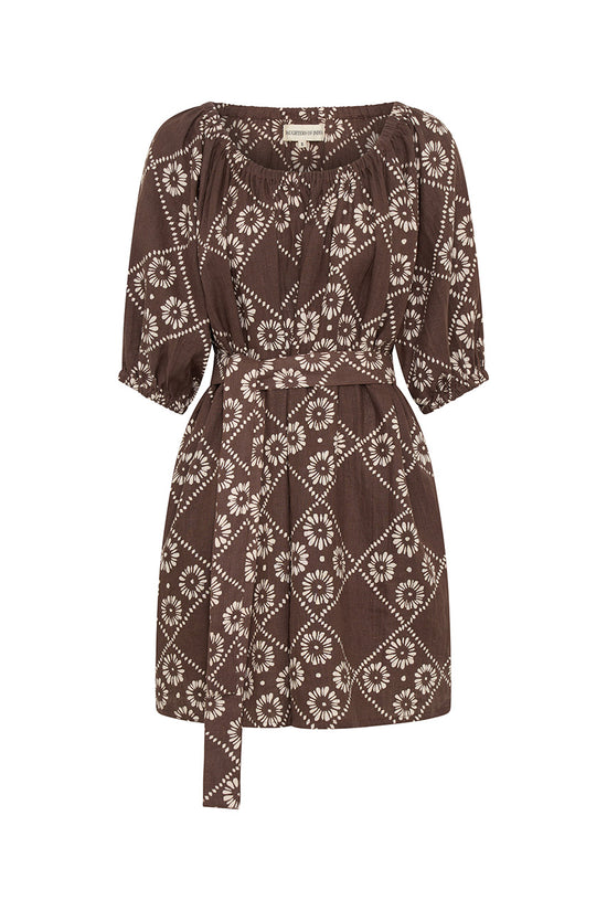 dahlia wrap mini dress Dahlia | Mini Dress | Maple - Boho Relaxed Fit Linen Cotton