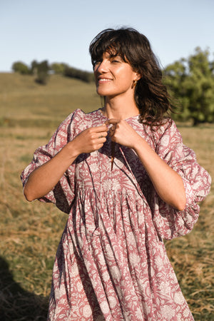 Kyra Mini Dress ~ Musk | Artisan Crafted, Endlessly Worn – DOI