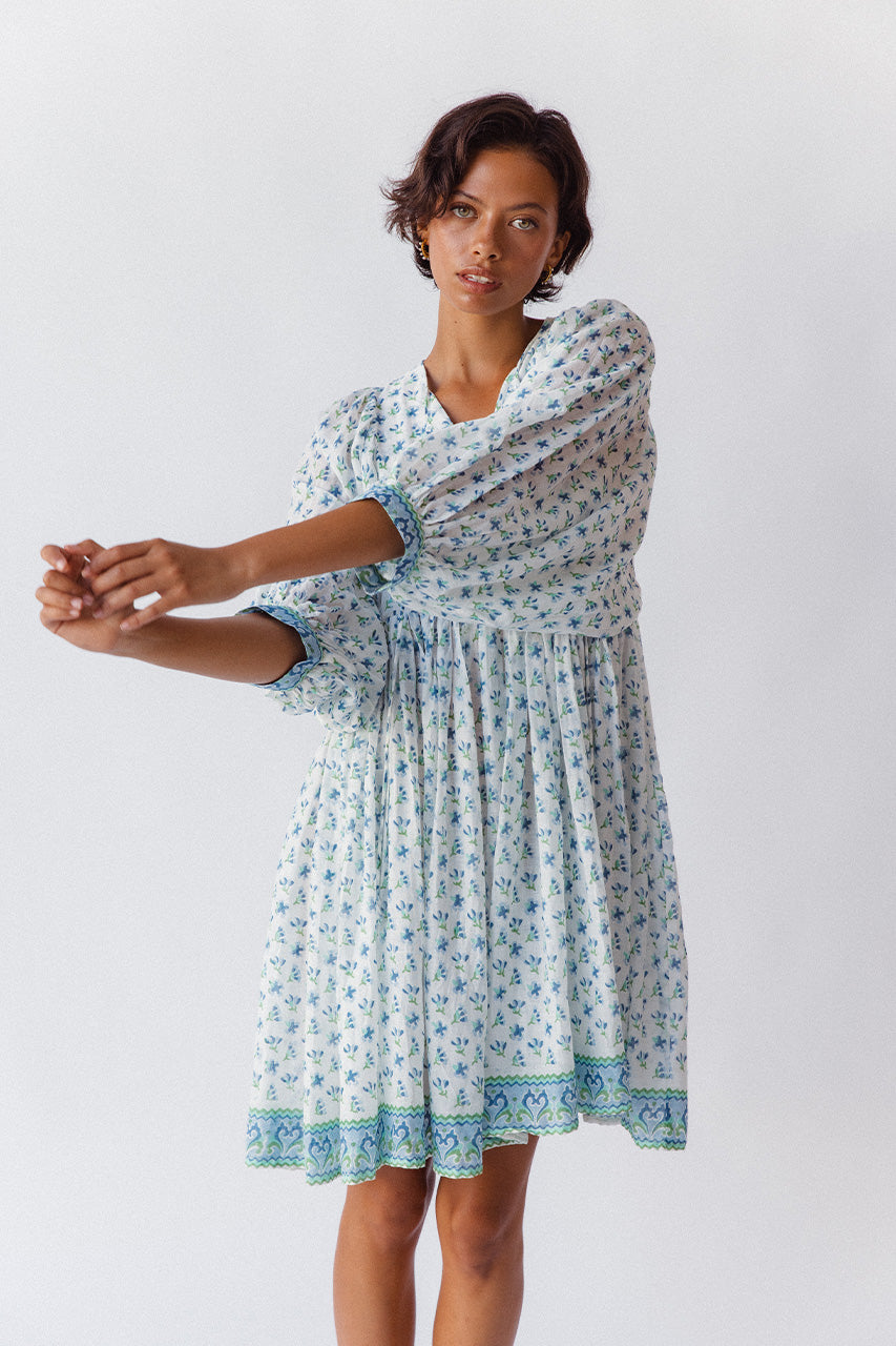 Kyra Mini Dress ~ Azure