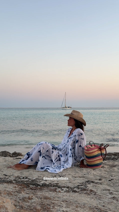 Kyra Midi Dress ~ Deep Sea