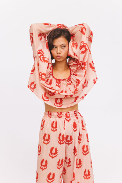 Ria Pants ~ Cherry Blossom