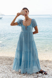 Sita Maxi Dress ~ Bluebell