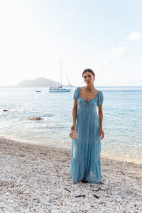 Sita Maxi Dress ~ Bluebell