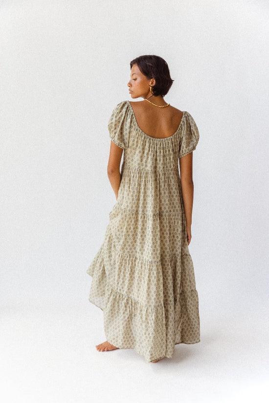 handcrafted green maxi dress Handmade Dark Green Linen Maxi Dress Square Neck Bridesmaid