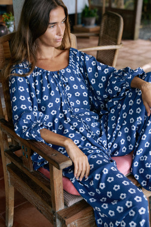 Zahra Blouse ~ Indigo