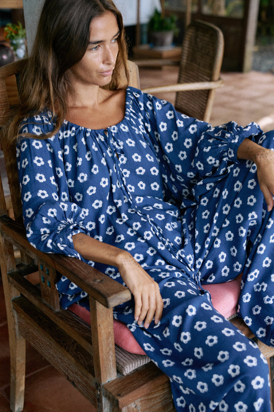 Zahra Blouse ~ Indigo