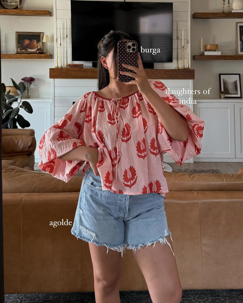 Ria Blouse ~ Cherry Blossom