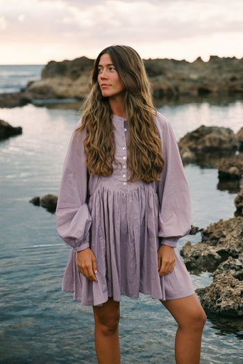 Anika Mini Dress ~ Mulberry