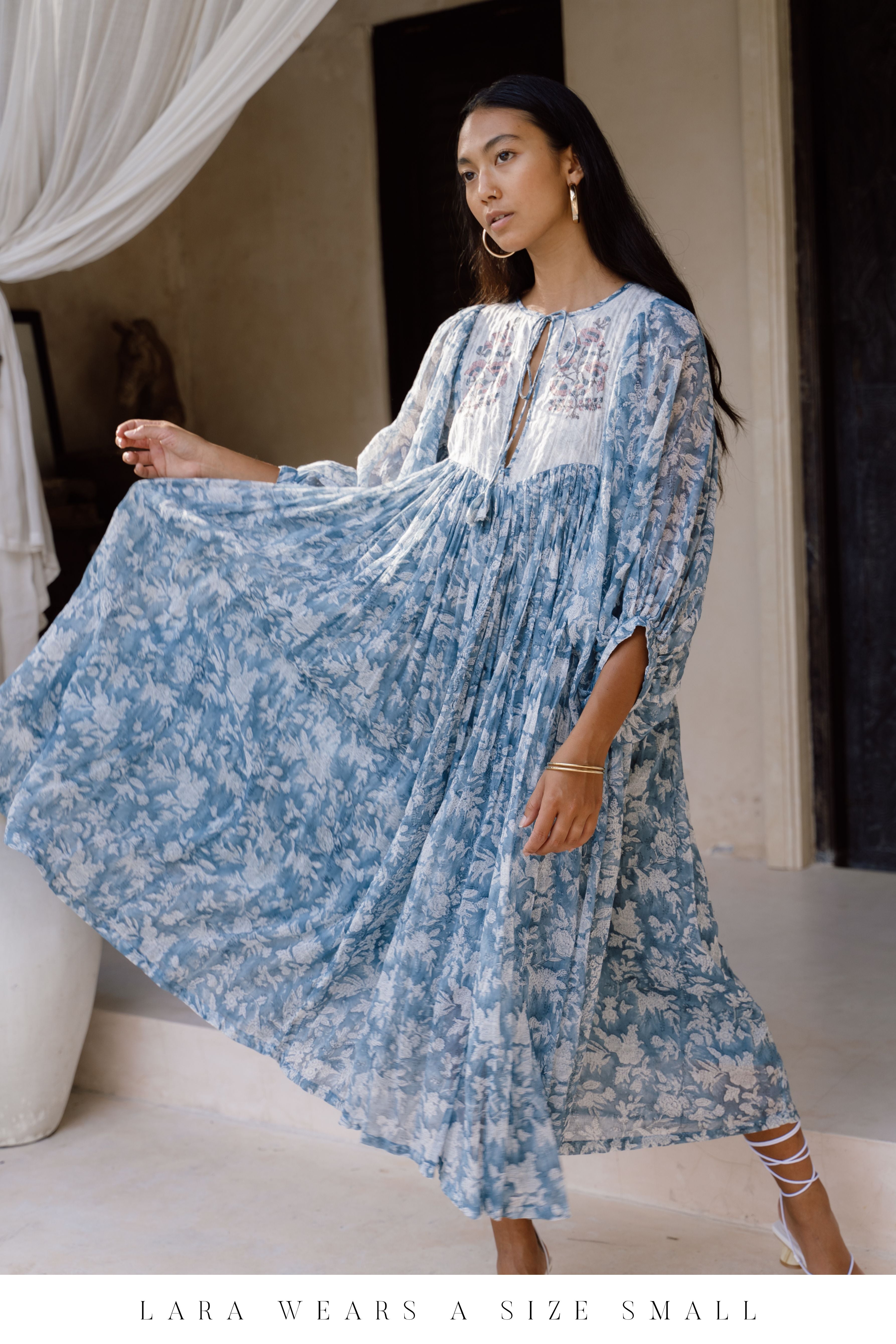 Jaya Midi Dress - Juniper