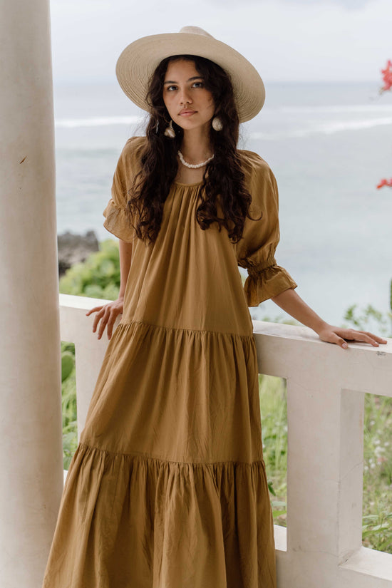 desert victorian maxi dress LoveShackFancy Desert Victorian Maxi Dress in Antique White