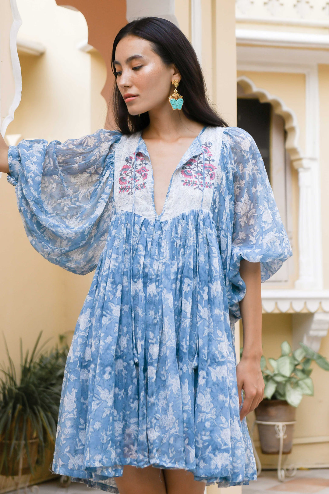 Jaya Mini Dress ~ Juniper