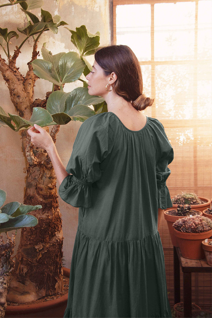 Sahana Gown ~ Emerald