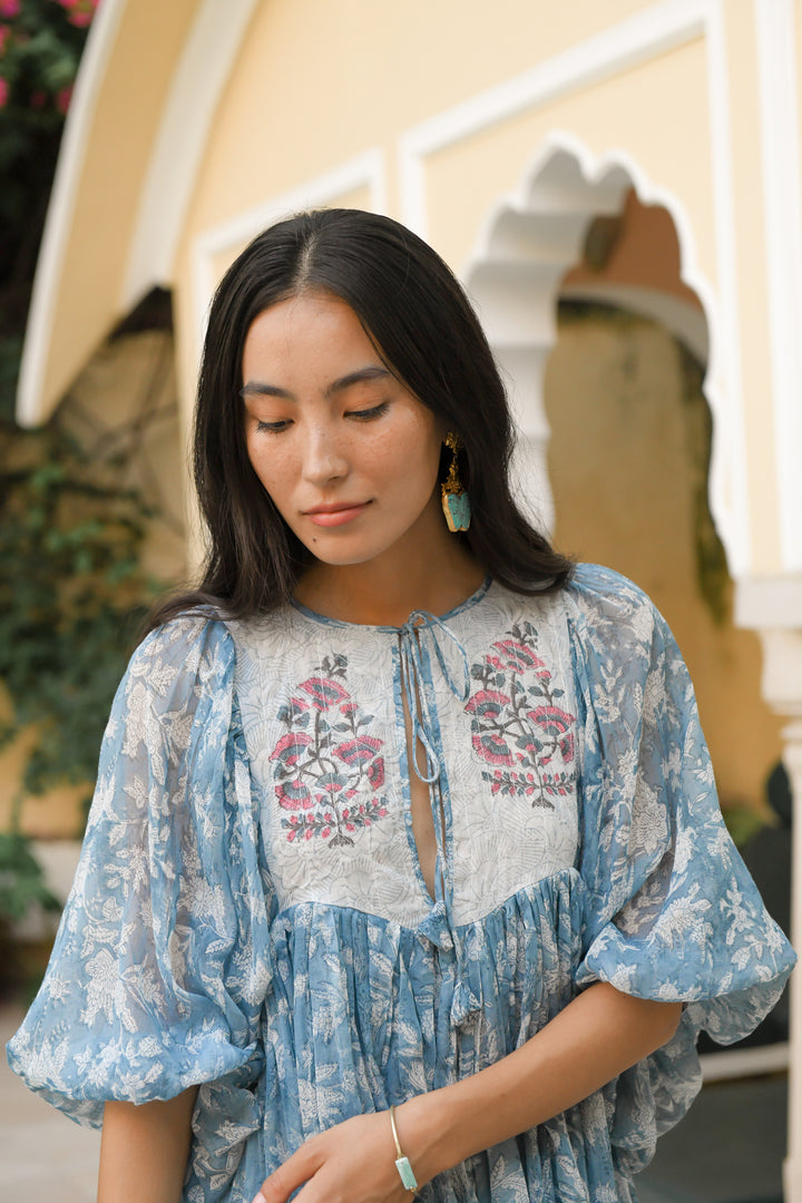 Jaya Mini Dress ~ Juniper